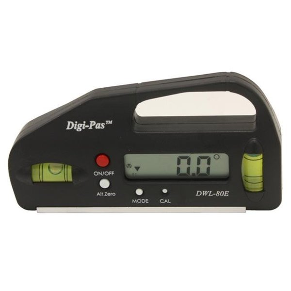 Digi-Pas Digi-Pas DWL80E Mini Pocket Size Digital Level Electronic Angle Gauge with 0.1 Degree Accuracy DWL80E